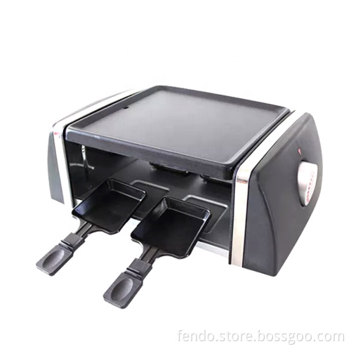 1000W Double Layer Non-Stick Korean Smokeless Indoor Electric BBQ Grill